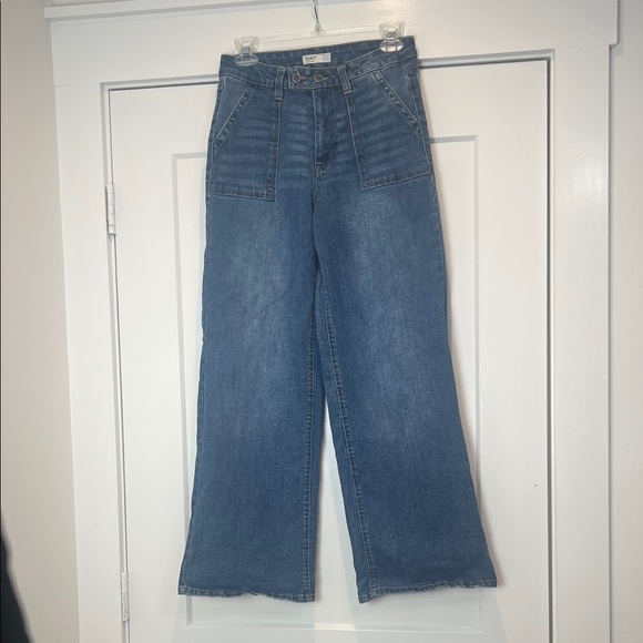 Oat New York Blue Flare Jeans size 4/27. In great condition! - Picture 1 of 7